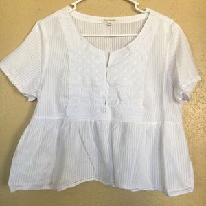 American Eagle detailed baby doll blouse